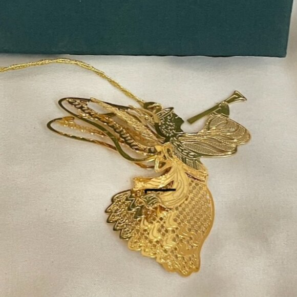 HERALDING ANGEL 7186.010 1998 Baldwin Brass Timeless Craftsmanship Ornament VTG - Picture 4 of 7